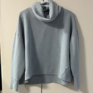 Elegant Light Gray Women's Turtleneck Sweater